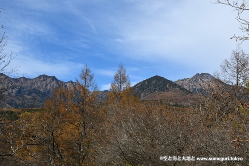 八ヶ岳の山々