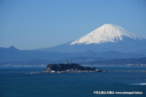 披露山公園より