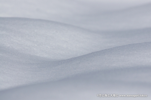 雪面のアート