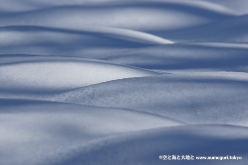 雪面のアート