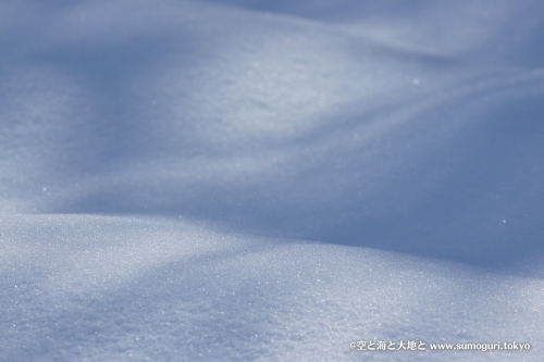 雪面のアート