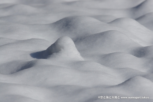 雪面のアート