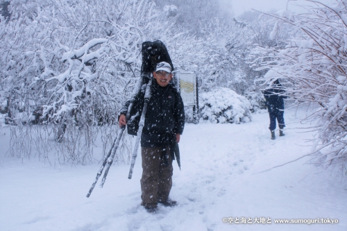 2013/1/14成人式の日　大雪の都心